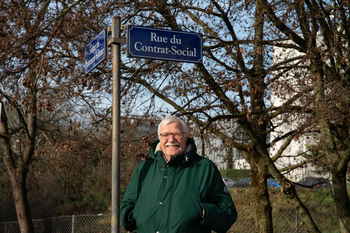 Parcours piéton dans le quartier de Saint-Jean (GE)